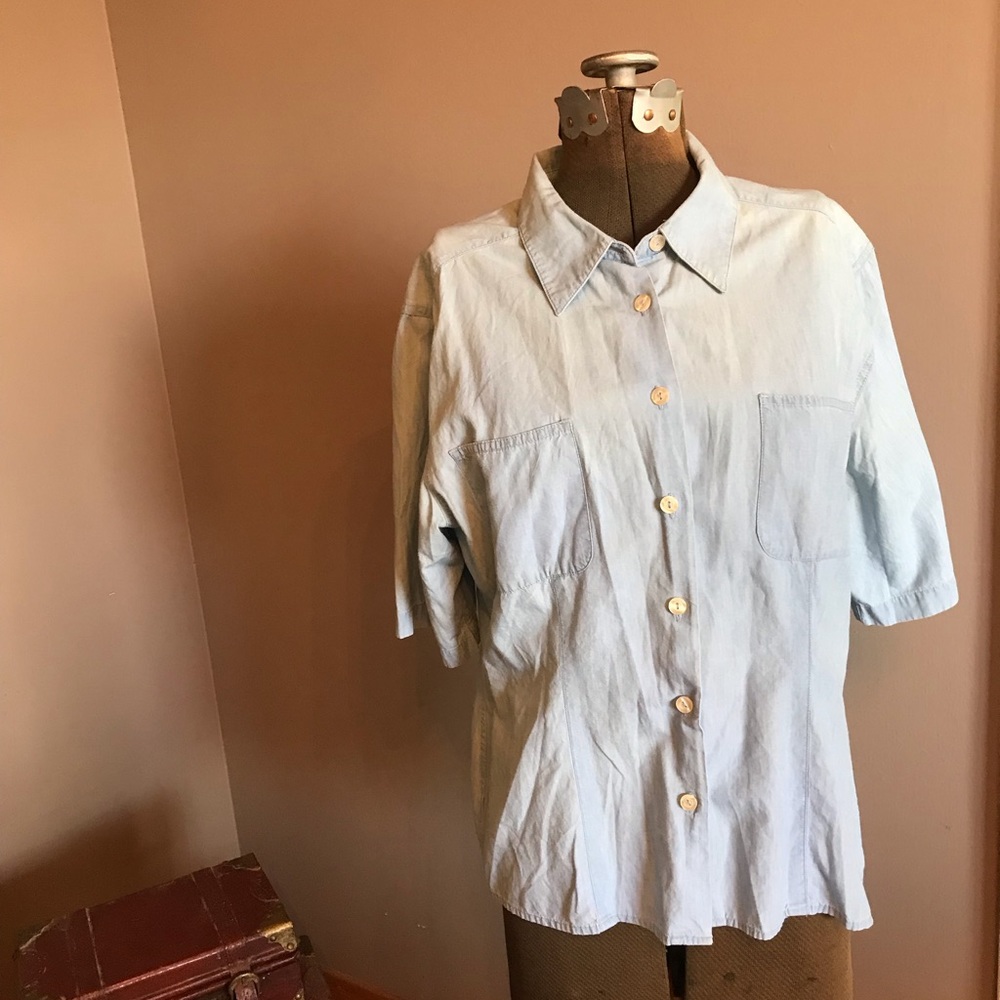 cotton shirt 3/4 sleeves